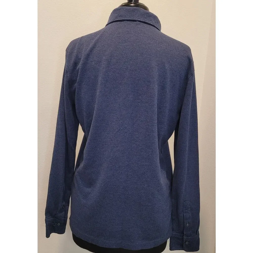 Ralph Lauren Jacquard Knit Polo M Long Sleeve Preppy